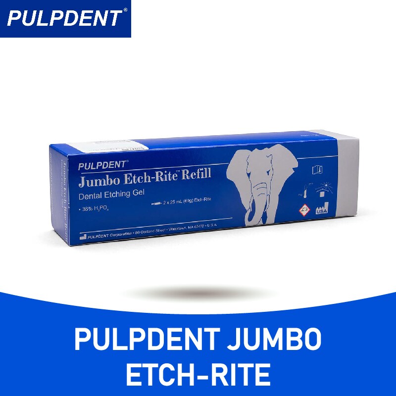 Pulpdent Jumbo Etch Etch-rite Refill 2x25ml- ET-50R